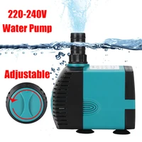 eu 220v 240v 3 60w aquarium submersible water pump fountain filter fish pond quiet water pump tank fountain side suction pump