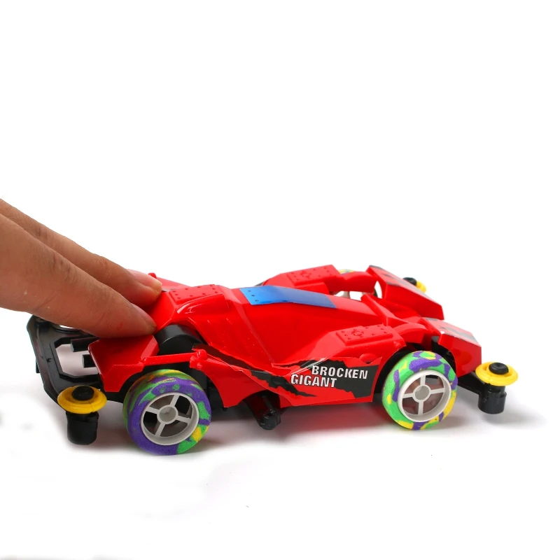 

Childhood Memory Cartoon High Speed Self-Made Mini 4WD Car Railcar Mode Four-Wheel Drive Classic Toy