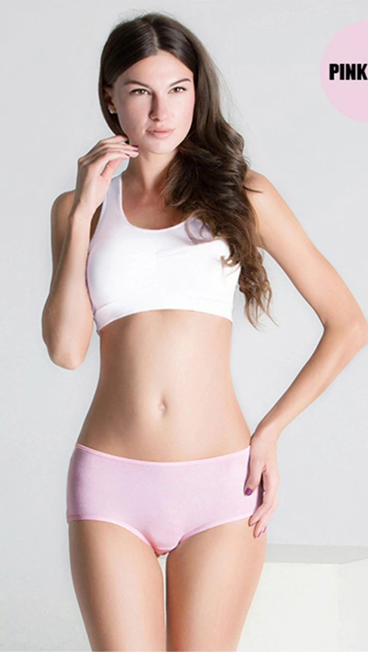 

5PCS/Lot Women's Underwear Cotton Panties Solid Color Lingerie Female Underwear Breathable Low Waist Girls Lingerie Size L~XXL