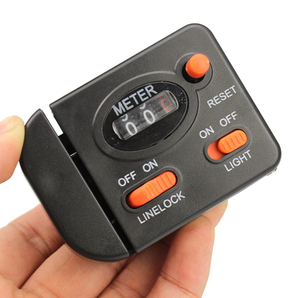 

Fishing accessories fishing line counter 299.7 feet depth gauge counter snap-in installation, quick release design Practical
