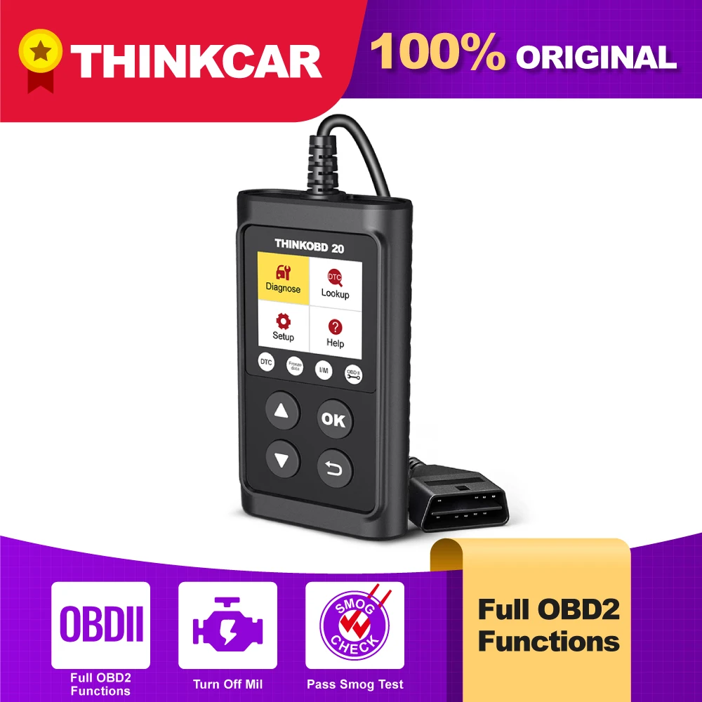 THINKCAR ThinkOBD 20 автомобильный диагностический инструмент OBD2 Автомобильный сканер