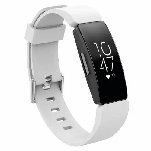 Ремешок для Fitbit Inspire HR, мягкий силиконовый ремешок для часов, сменный ремешок для Fitbit Inspire, умные аксессуары для ношения - Цвет: white
