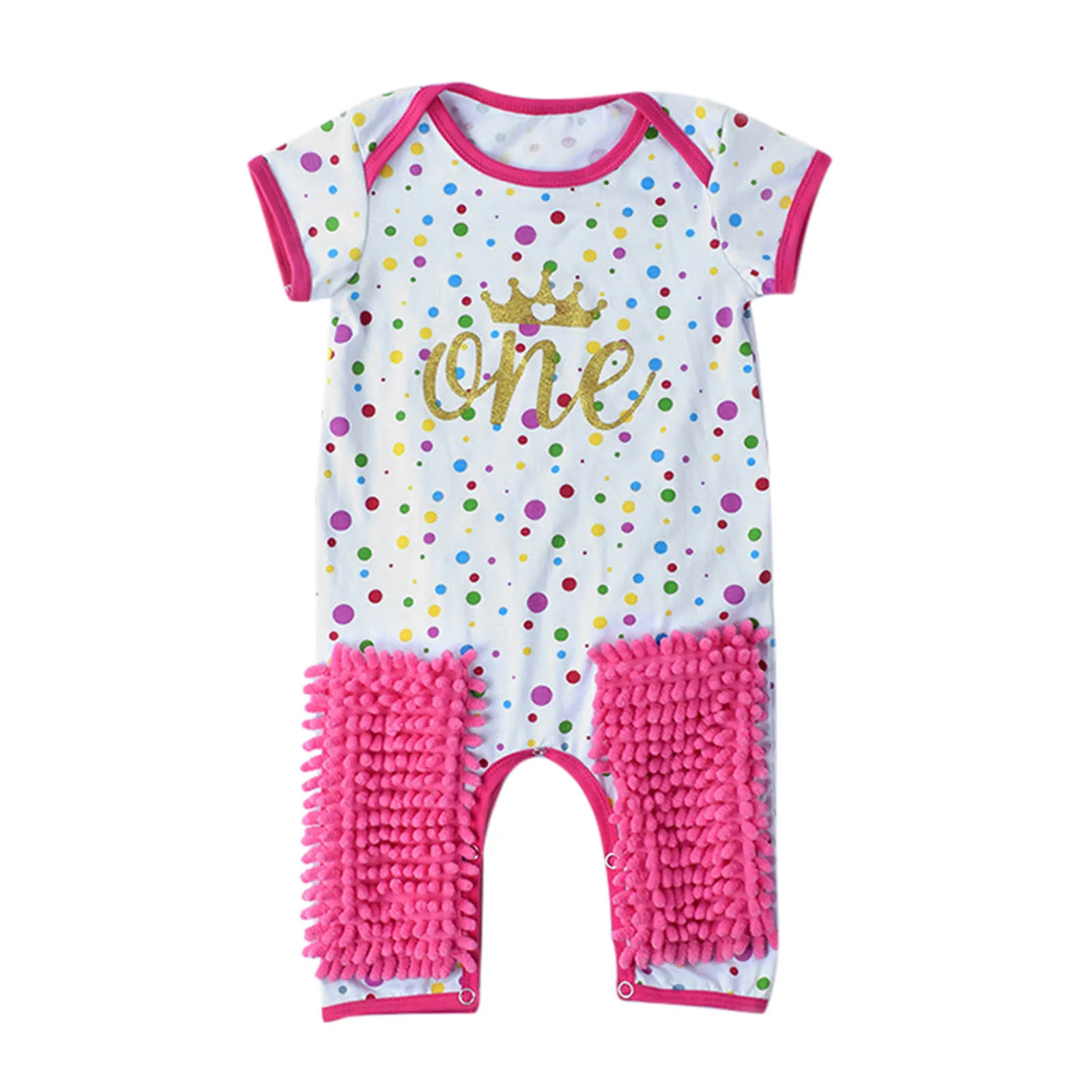 

One Year Old Newborn Baby Romper Mopping Clothes For Newborns Infant Jumpsuit Spring Short Sleeve Baby Boy Clothing Baby Clothes