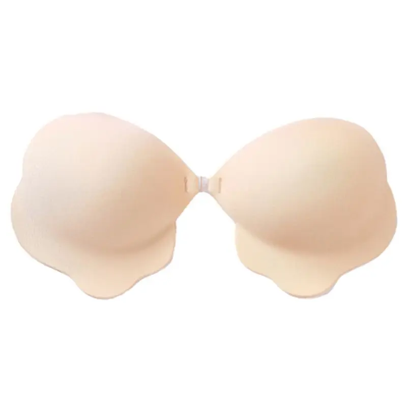

Women Adhesive Strapless Bra Invisible Push Up Sticky Silicone Nipple Cover Pad Q6PB