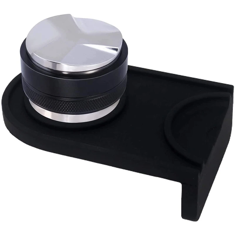 

5m Coffee Distributor Espresso Tamper Double Head Coffee Leveler Espresso Distribution Tool with Coffee Tamping Mat