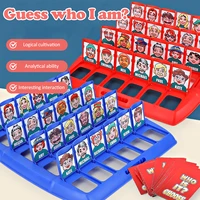 48pcs cards kids guess who game children toy board game with people cards toddlers original guessing game educational toy
