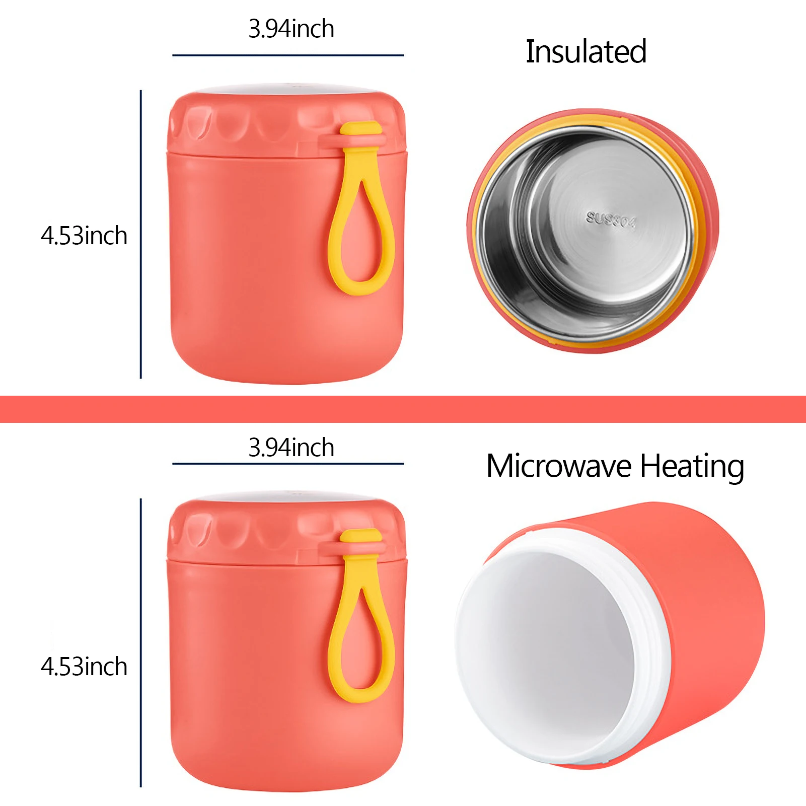 Суповая чашка пищевой контейнер пищевые фляжки нержавеющая сталь изолированная