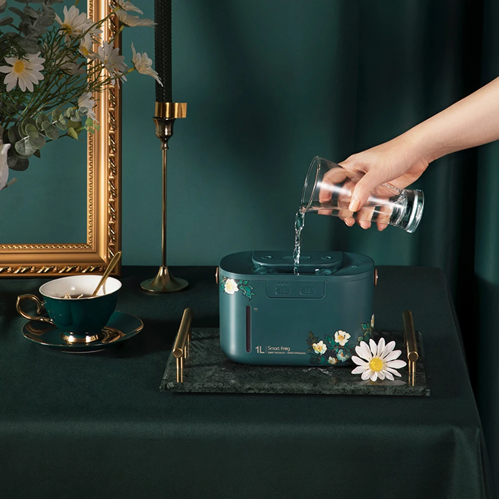 

Urallife 1L Air HumidifierTiming Double Spout Household Bedroom Mute Air Conditioning Room Moisturizing Spray Car Humidifier