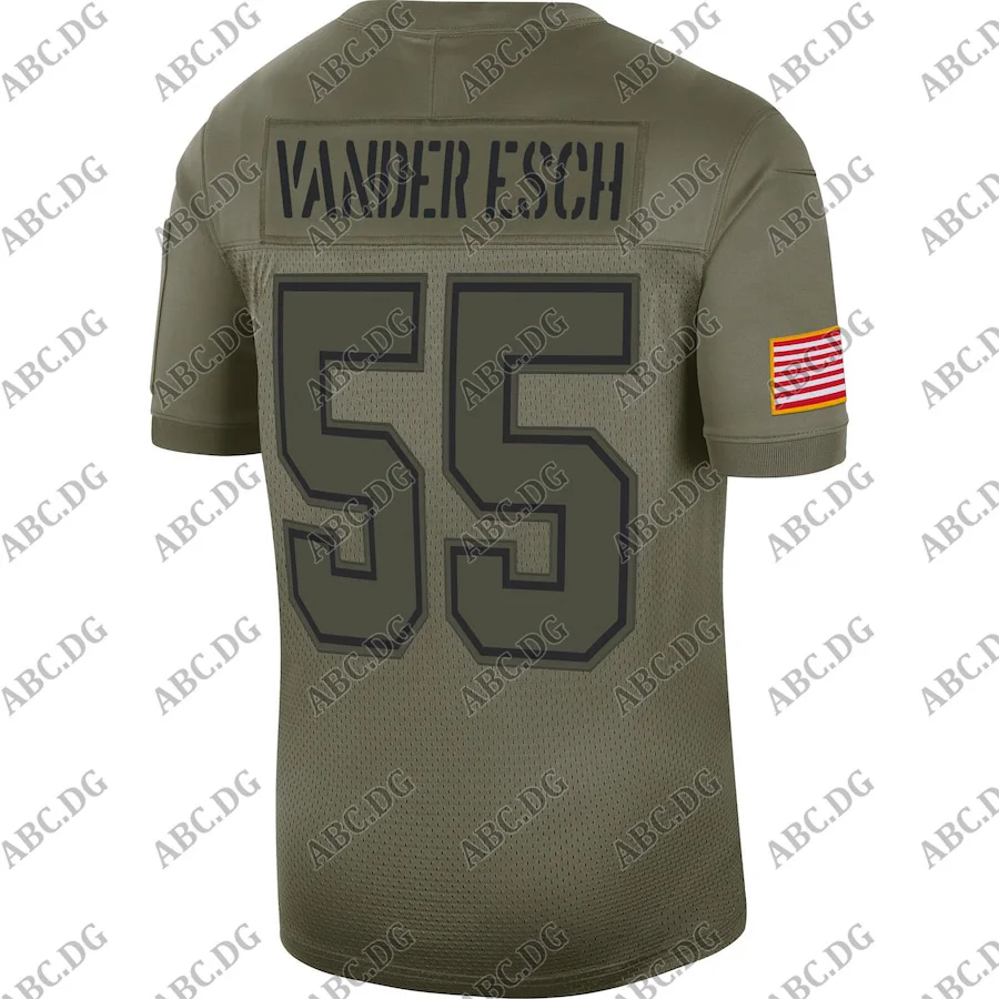 

Customized Stitch Jersey Men Dallas Leighton Vander Esch Olive 2019 Salute to Service Limited Jersey 4XL 5XL 6XL