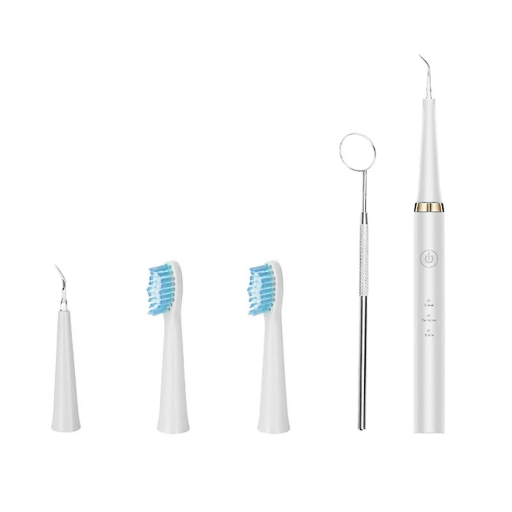 Portable Electric Sonic Dental Scaler Tooth Calculus Remover Stains Tartar Tool Dentist Profesional Health Hygiene | Красота и