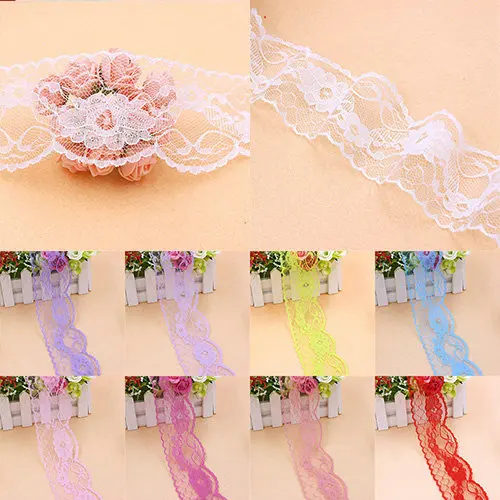 

DIY Clothing Nylon Lace 10 Yd Non-Elastic Lace Ornament Accessories Edge 5.5 Wide