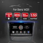 Автомобильное радио 2.5D HD, Android 11, для Mercedes Benz G W463CLSW219Clase EW211, мультимедийный проигрыватель, GPS-навигация, FM NO 2Din Carplay