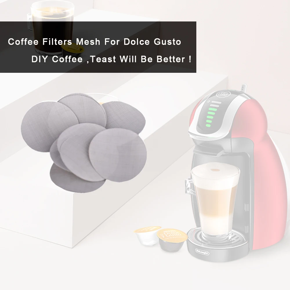 5 шт. сетчатый фильтр совместимый с Dolce Gusto пищевой металл диаметр 35 мм