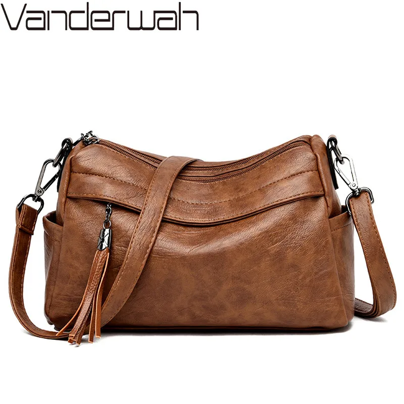 Винтажная женская сумка мессенджер дизайнерские кожаные сумки от известного