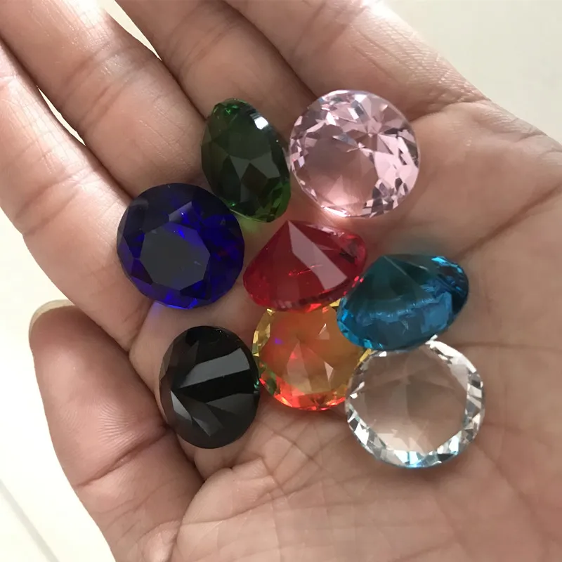 20 мм 8 шт Диметр Кристалл бриллиант радужные стеклянные бусины феншуй Сфера