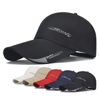 2021 sports cap mens hat for fish outdoor fashion line baseball cap long visor brim shade snapback sun hat bone gorras casquette