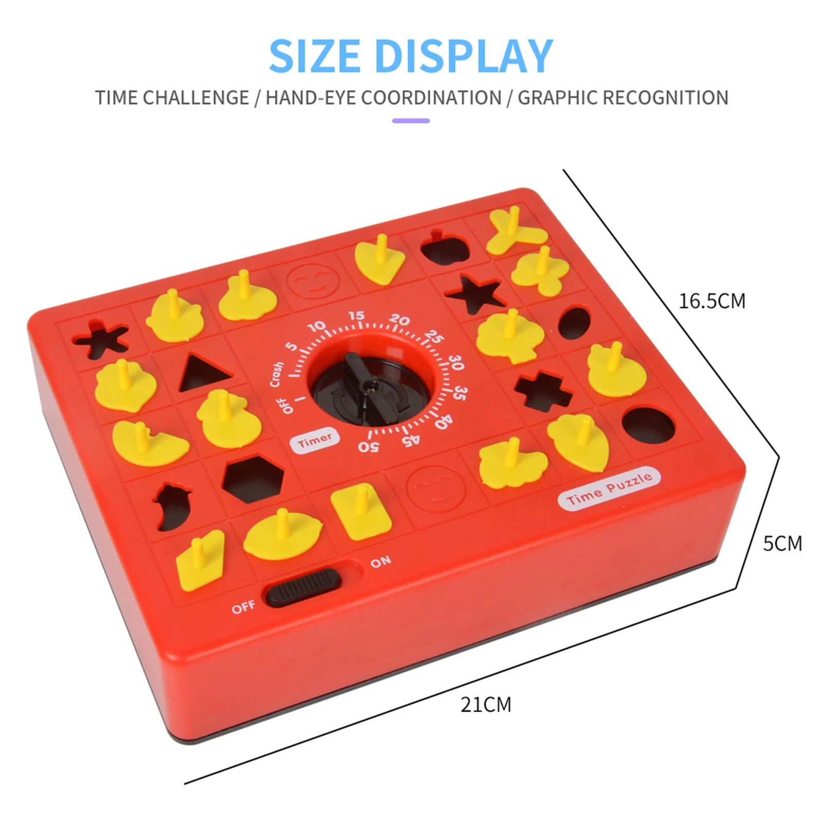 

Children Fun Board Games Timing Time Matching Puzzle For Early Education Parent-Child Educational Toys For Girl Boy Gifts