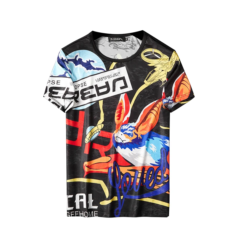 

Brand Men Shirt Summer 3D Casual Streetwear T Shirt Male Slim Fit Hip Hop Funny Tee Men Clothes Camiseta Masculina Big Size 7XL