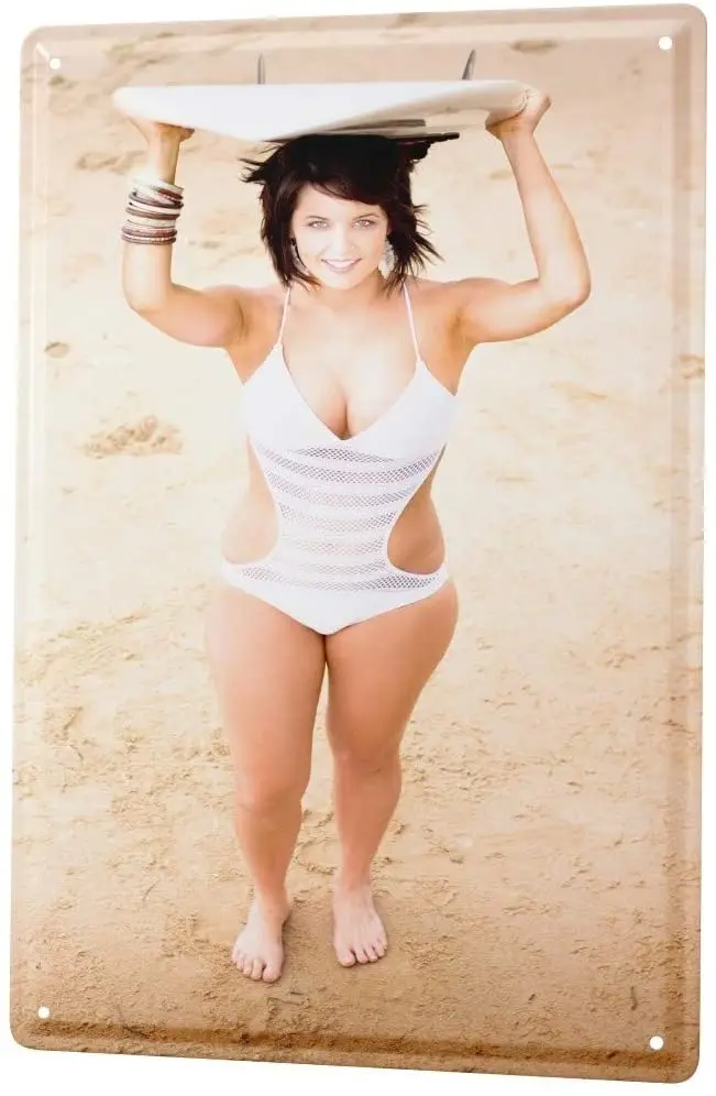 С 2004 Оловянная вывеска Jorgensen фотография фото изображения модель серфинг доска