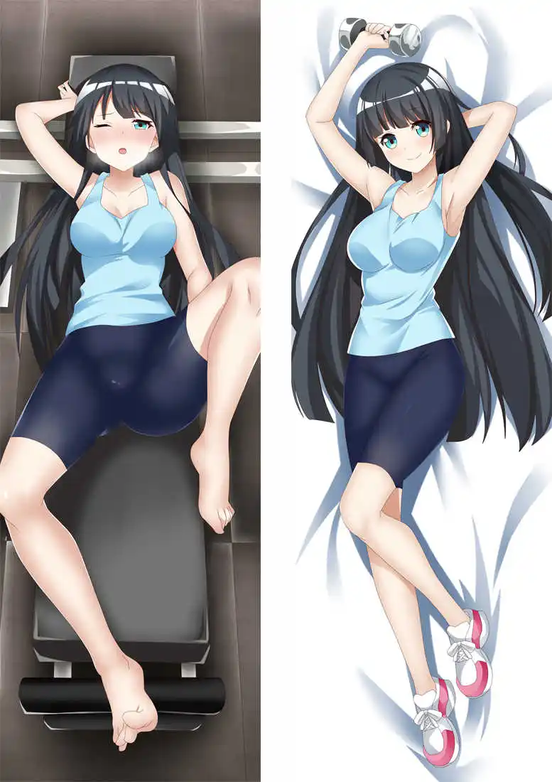 Гантель nan kilo moteru аниме персонажи сексуальная девушка sakura hibiki наволочка для тела