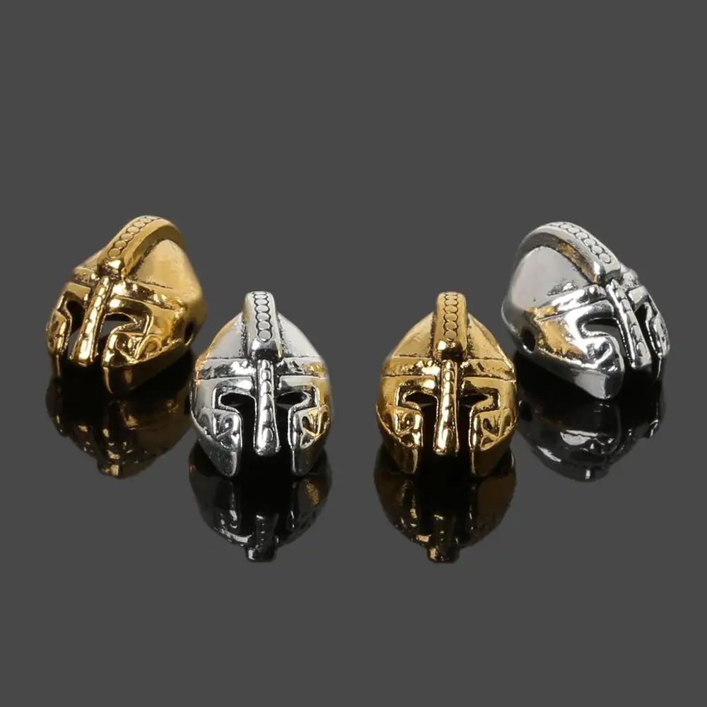 2020 10pcs/lot Metal Charms Roman Warrior Gladiator Helmet Beads Spacer For DIY Bracelet Jewelry Making Accessories |