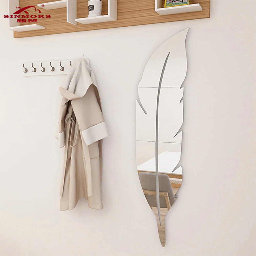 1 шт. Настенный декор самоклеющийся 3D Звезды Луна облако перо Настенная Наклейка