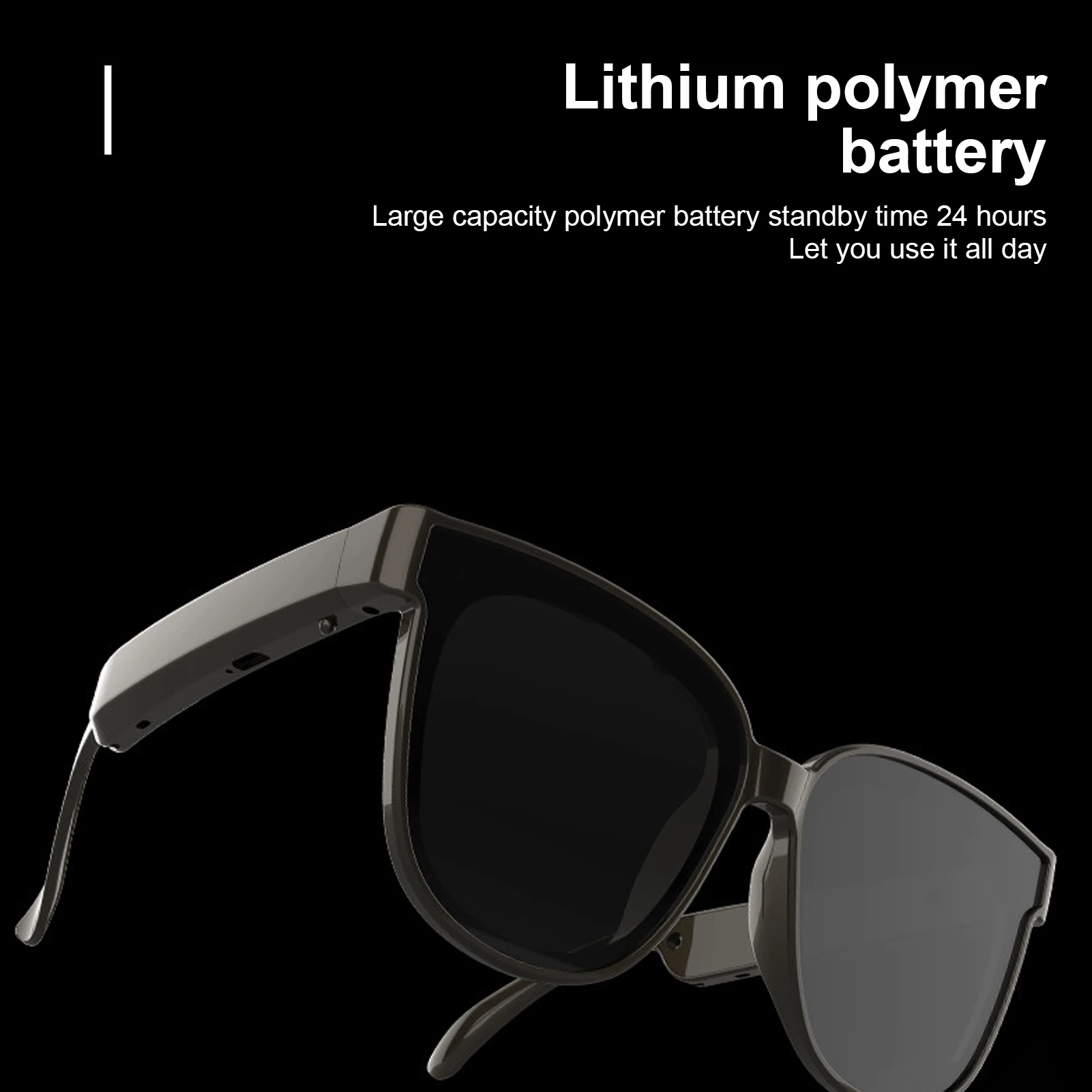 

Bluetooth Audio Smart Sunglasses Headphones Glasses For Sports Men's Fashion Sun Glasses For Men Travel Driving Fishing Eyewear