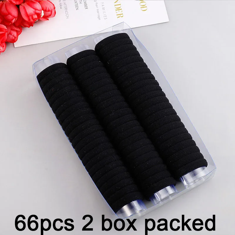20/66 шт./компл. женские цветные базовые нейлоновые эластичные резинки для волос