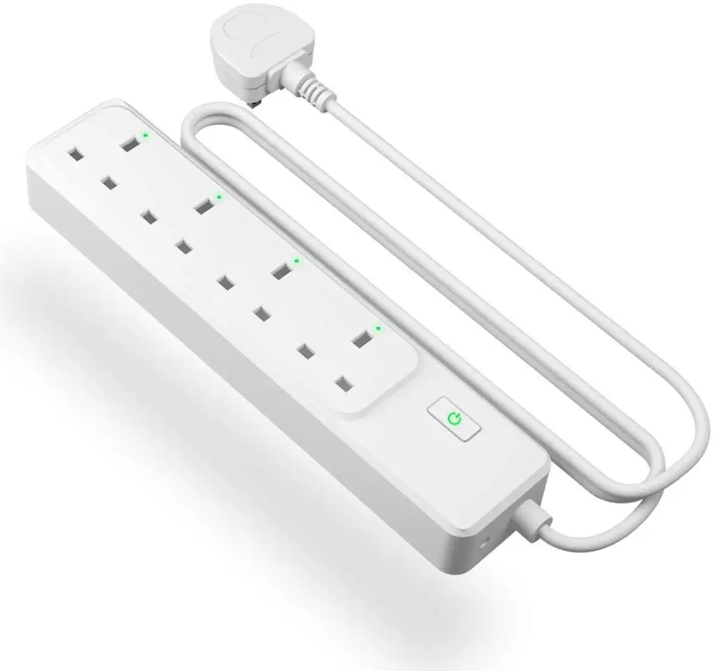 Умный WiFi сетевой фильтр 4 розетки переменного тока, Alexa& Google Assistant& IFTTT& SmartThings поддерживается, приложение дистанционного управления MSS420FUK