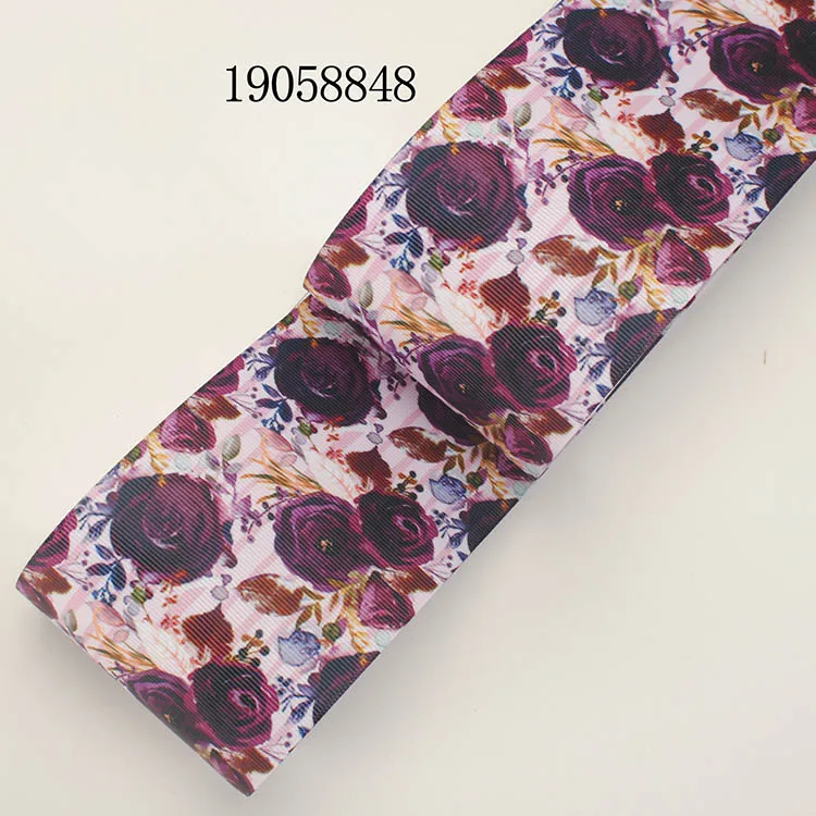 Новинка 5 ярдов корсажная/атласная лента Милая Термотрансферная печатная 25 мм/38