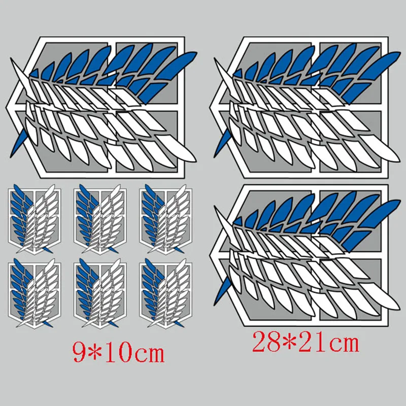 Комбинированный набор для продажи аниме атакующий гигантский патч