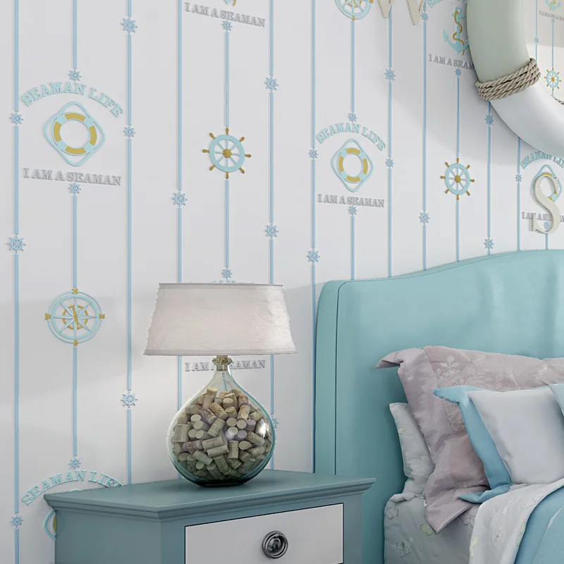 2020 новые Мультяшные обои для детской комнаты стикер 3d самоклеющиеся Луна Звезда