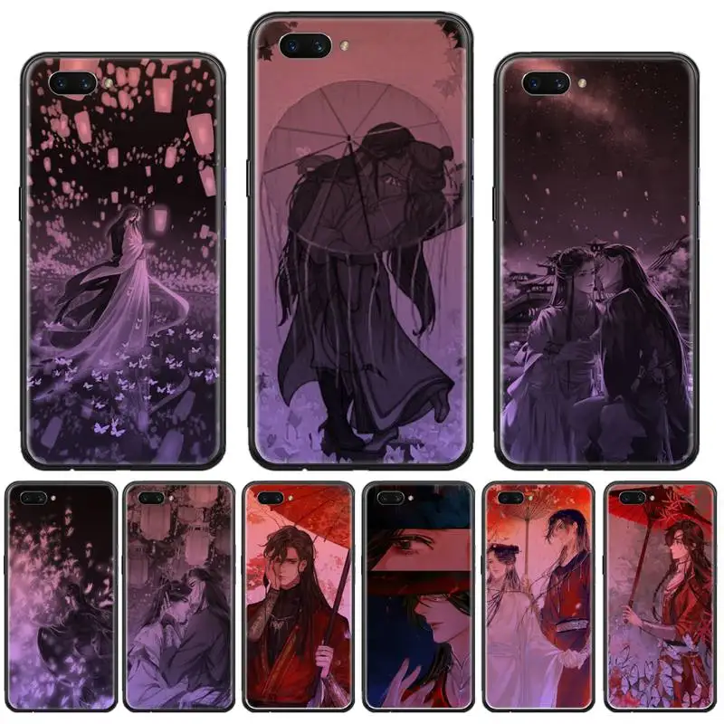 

tian guan ci fu anime Phone Case For OPPO F 1S 7 9 K1 A77 F3 RENO F11 A5 A9 2020 A73S R15 REALME PRO Cover Funda Shell