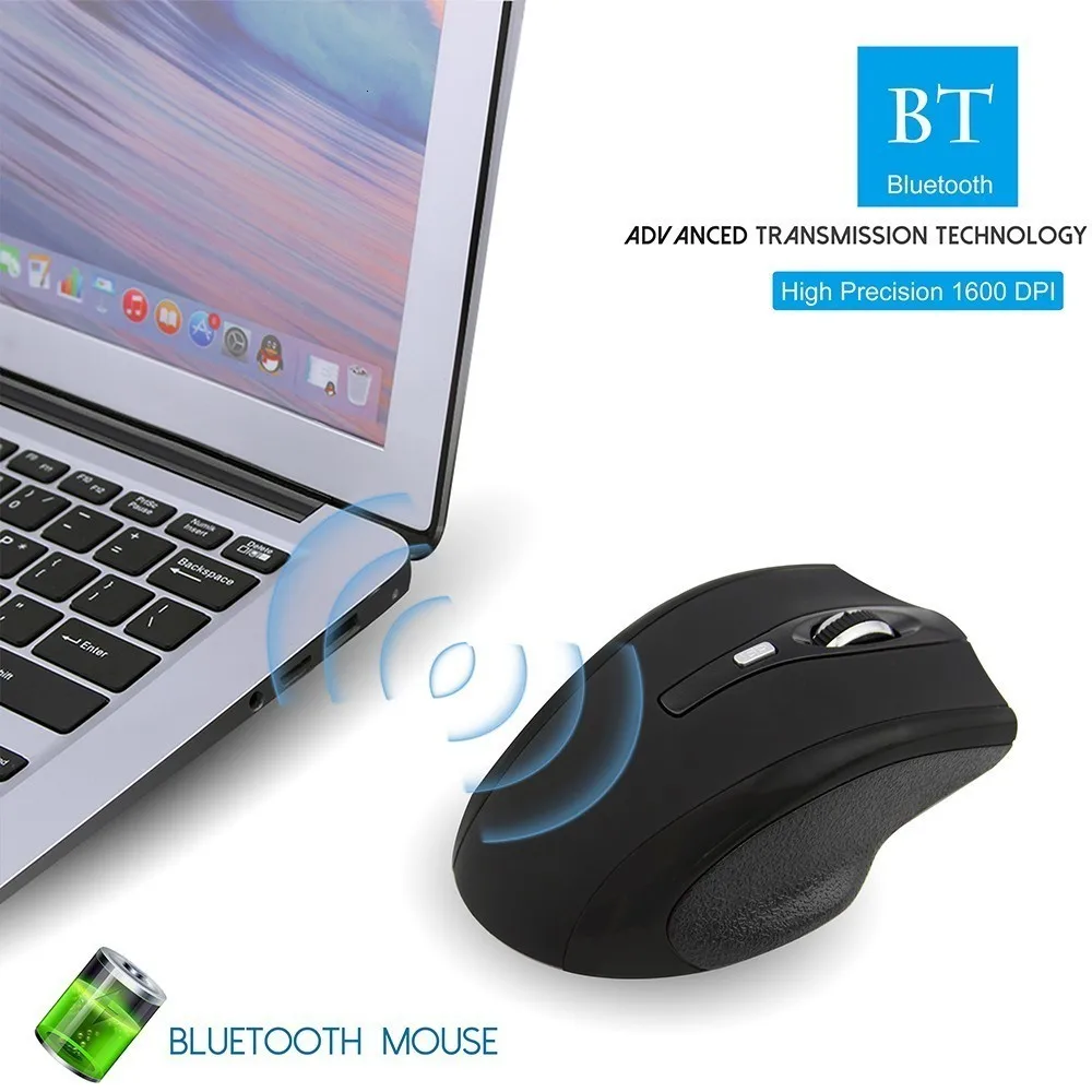 CHYI Беспроводной Bluetooth Мышь эргономичный Перезаряжаемые Mute 800/1200/1600 Точек на дюйм BT 4,0 оптический С упором для запястий коврик для мыши комплект для ПК