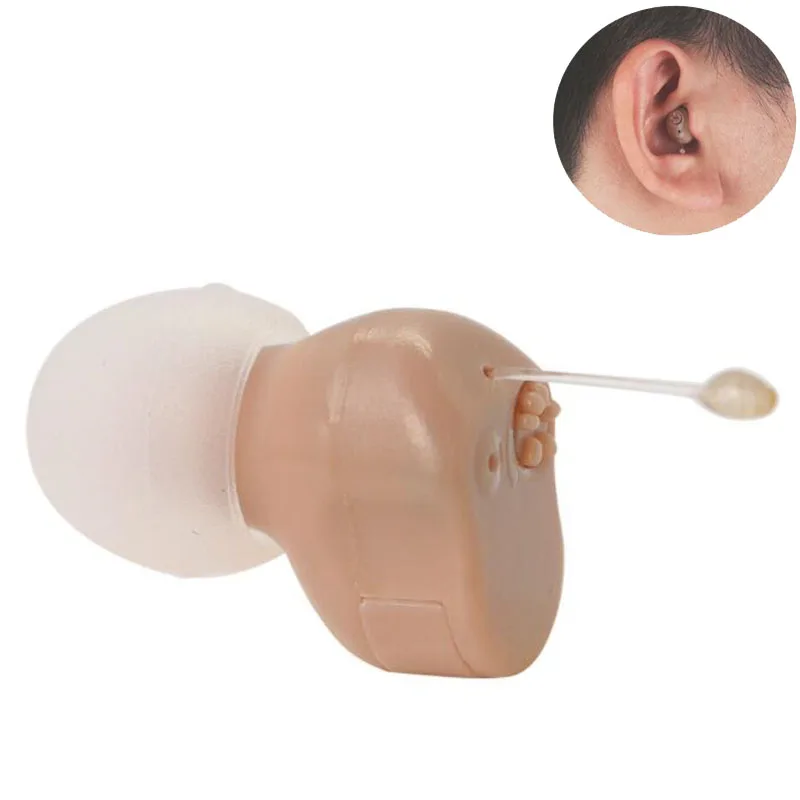 

New Mini Audiphones Hearing Aids Adjustable Tone hearing aid Small In The Ear Invisible Best Voice Sound Amplifier Ear Care Tool