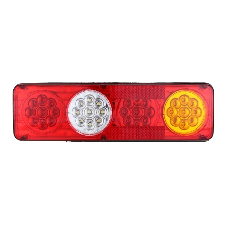 

2021 New 918B 1Pair Waterproof Car 12V 24V 36LED Tail Light 3 Colors Indicator Rear Lamp