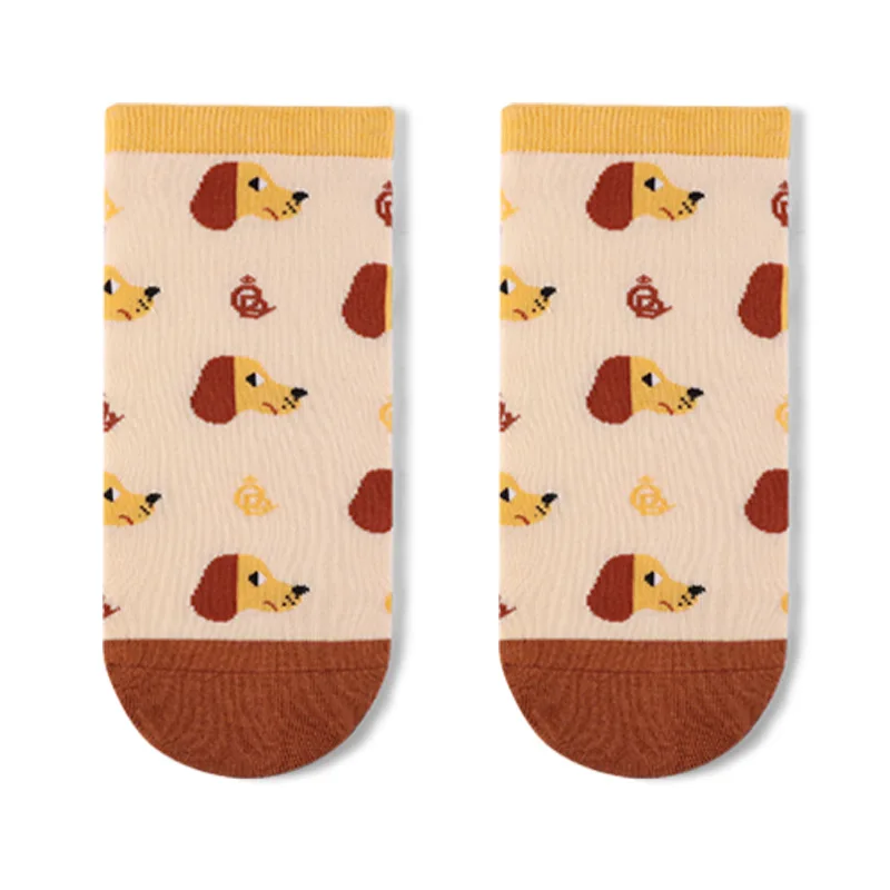 

Trend spring and summer new products original cartoon cute boneless seam combed cotton small fresh cotton thin boat socks