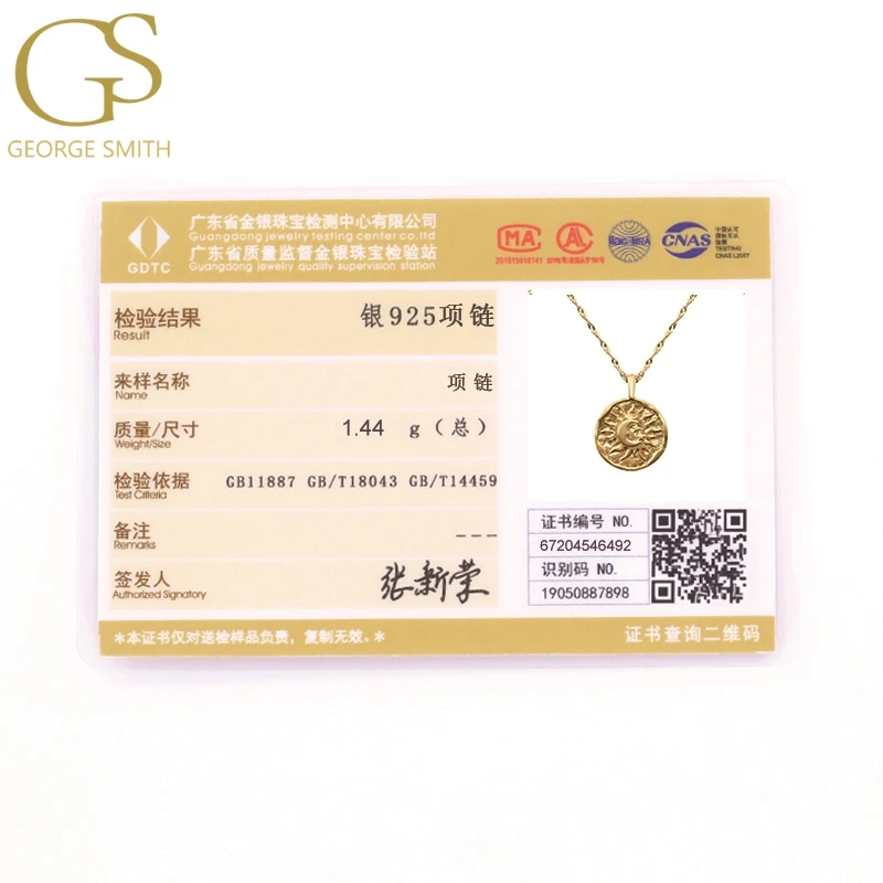 

GS Round Moon Clavicle Chain 925 Sterling Silver Necklace For Women Party Gifts Jewelry Choker Necklace Collares Bijoux Collar