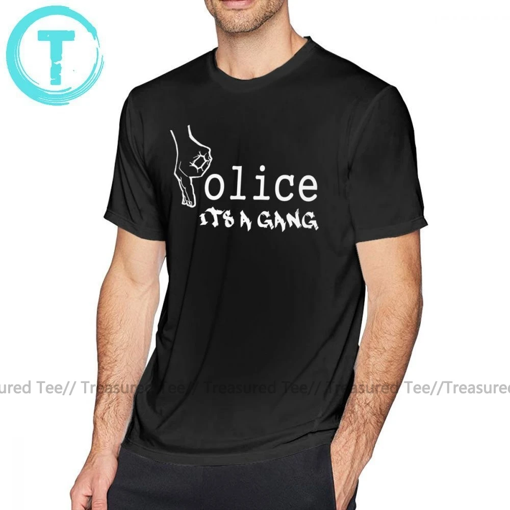 

Acab T Shirt Police - It Is A Gang T-Shirt 6xl Men Tee Shirt Print Casual Awesome Short Sleeves Cotton Tshirt