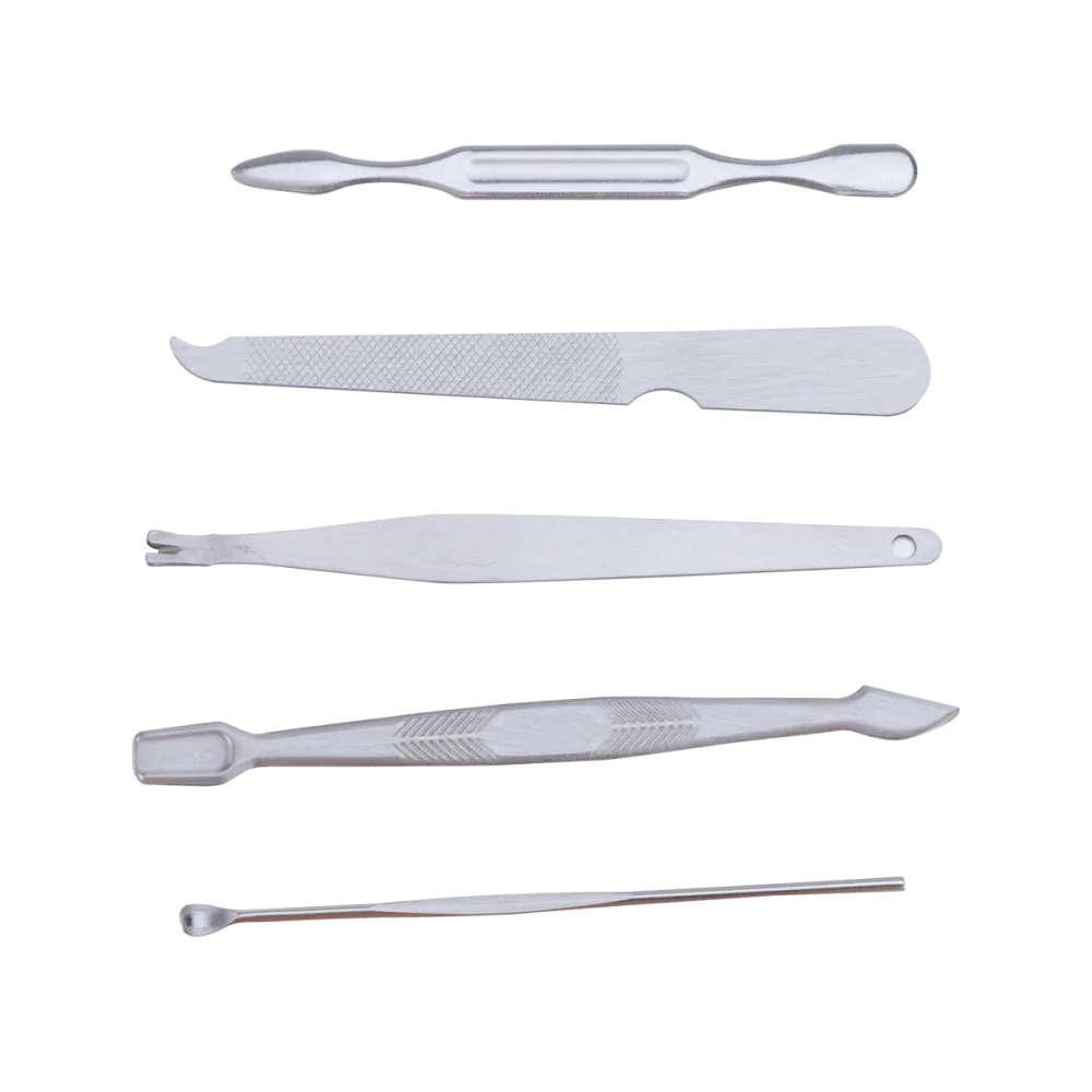 

12pcs Nail Care Personal Manicure Pedicure Set, Travel Grooming Kit Tool Set with Crocodile Pattern Case