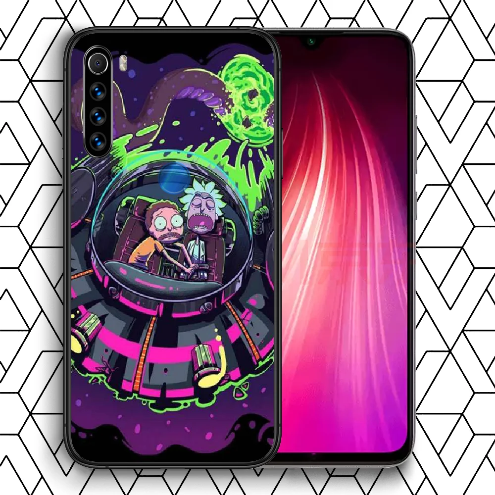 

Rick Cartoons Morty Phone Case Cover Hull For XIAOMI Redmi 7 7a 8 8a 9 9a NOTE 6 7 8 8t 9 9s Pro Max 4X black Cell 3D Prime