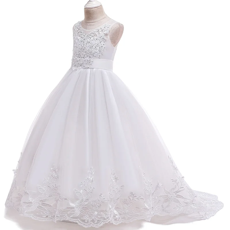 Girls Summer Dress Long Ball Gown Evening Dress Kids Dresses Girls Children Prom Princess Party Wedding Dress 10 12 Years
