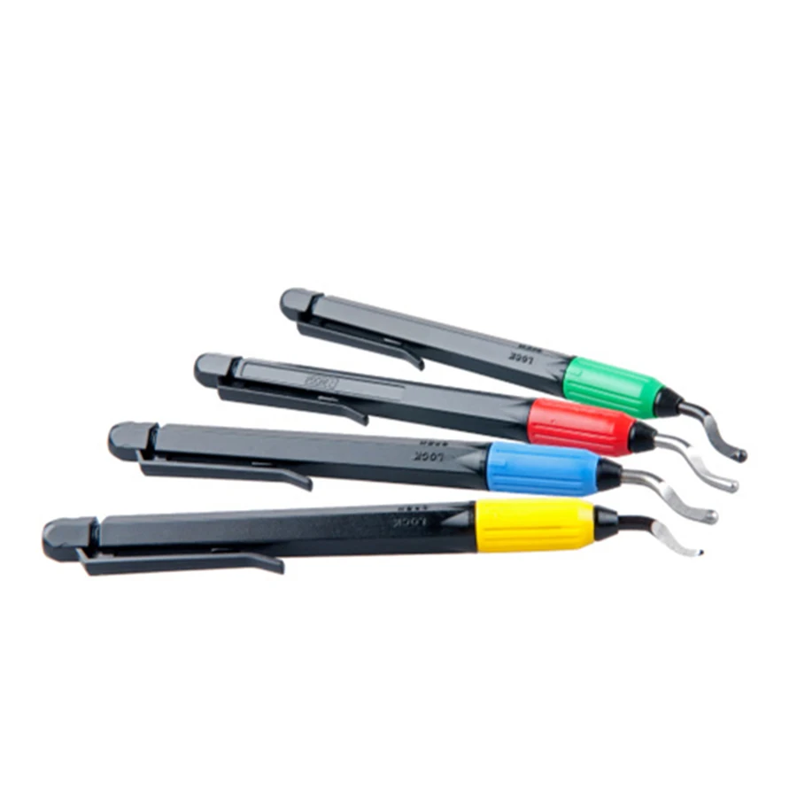 EO2100 NOGA Trimming Device Portable Deburring scraper Small Hole Straight Edge knife Plastic handle value suit | Инструменты