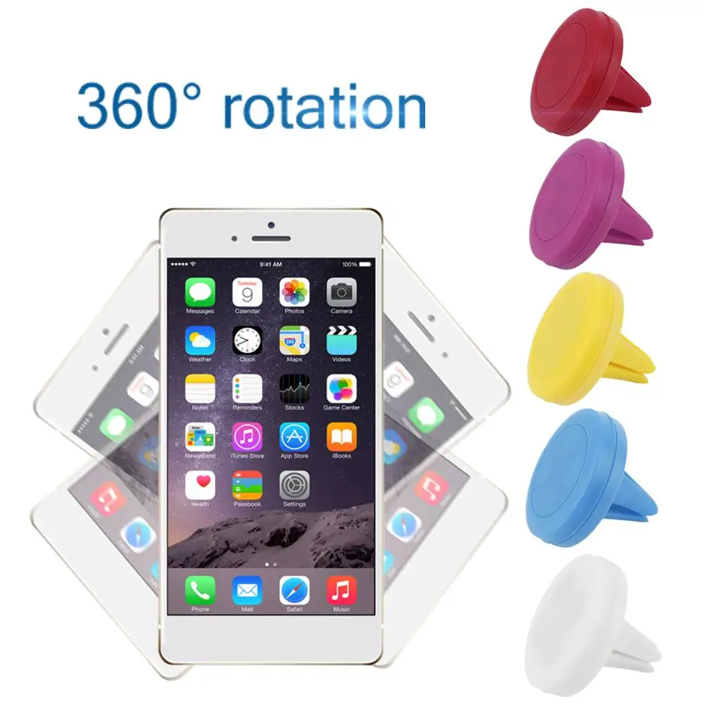 

360 Degree Rotation Universal Mini Air Vent Outlet Mount Phone Vehicle Frame Support Bracket Auto Car Holder