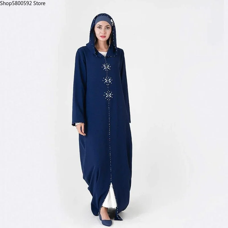 Халат Musulman Djellaba Femme ИД Кафтан Дубай шифон Абая хиджаб мусульманский платье