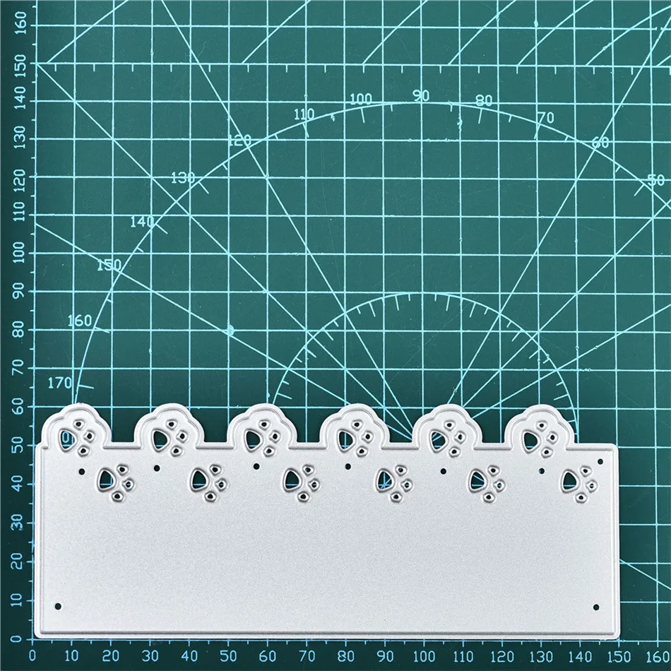 Diyarts Doggy Border металлические режущие штампы для изготовления карт Скрапбукинг