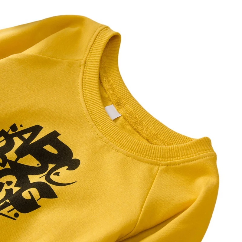 

Children's Casual Clothing Kids Girl Boy Outerwear Letters Print Casual Long Sleeve Sweatshirt Children Coat Toddler Sweatshirt