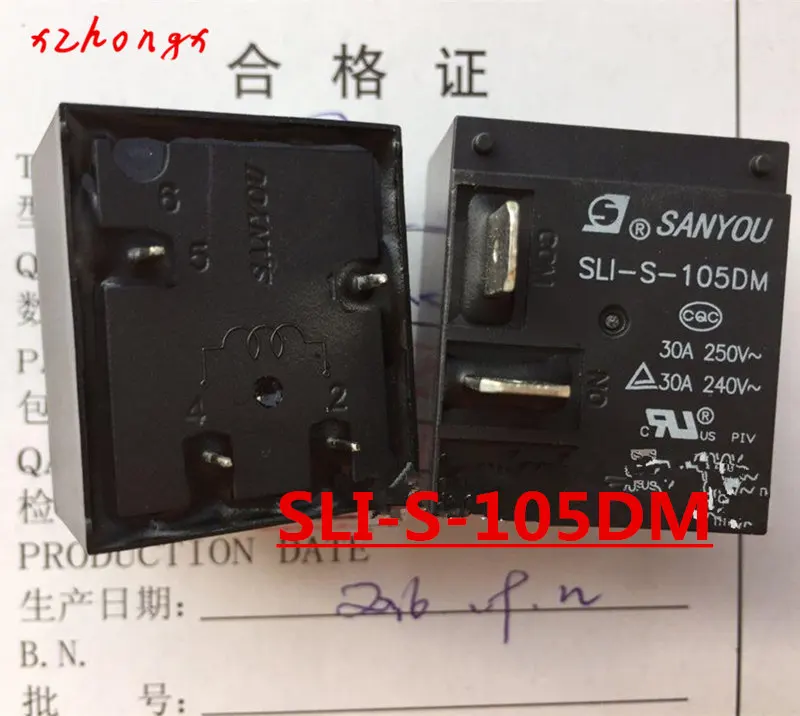 SLI S 105DM 5VDC 112DM 12VDC 124DM 24VDC 4 контакта 30A реле питания|Реле| |