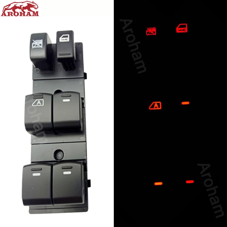 Переключатель стеклоподсветки Neweast для Nissan Qashqai/Altima/Sylphy/Tiida/X-Trail t 31 7 светодиодов |