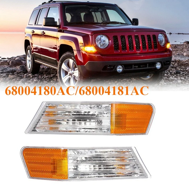 

Спереди светодиодный туман светильник s лампы сигнала поворота светильник для Jeep Patriot 2007-2014